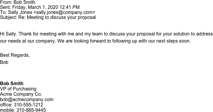 Email Signature Screenshot