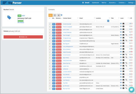 Manage Lists