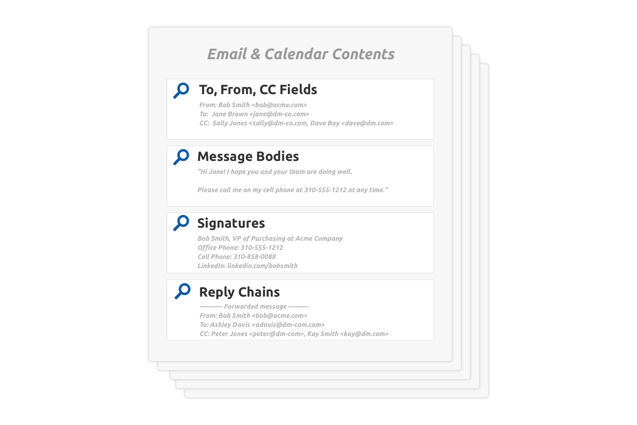 scan outlook or gmail for email addresses